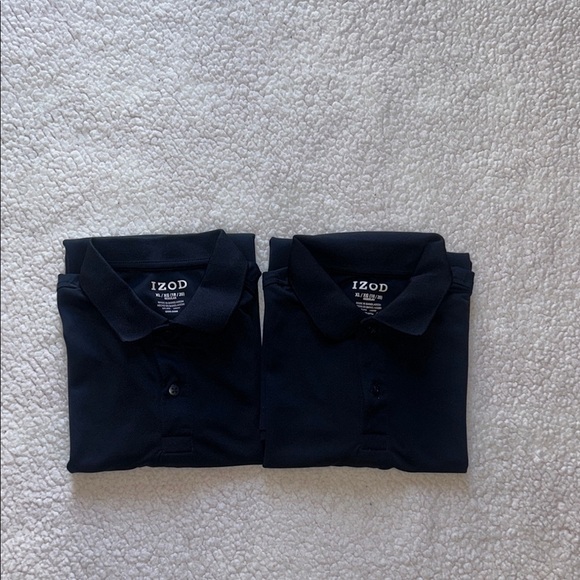 Izod Kids Dark Blue Polo Shirt Set 2 pieces color Navy Blue - Picture 1 of 8